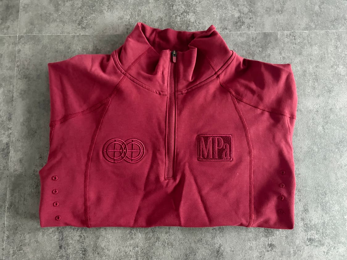 플라스틱프로덕트 soft shell half zip (red, M) 상품이미지1