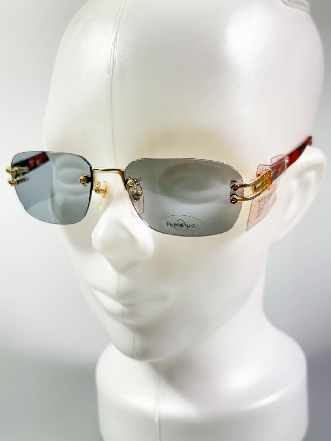 REABEARO 무테 스퀘어 메탈 프레임 빈티지 선글라스 상품이미지9