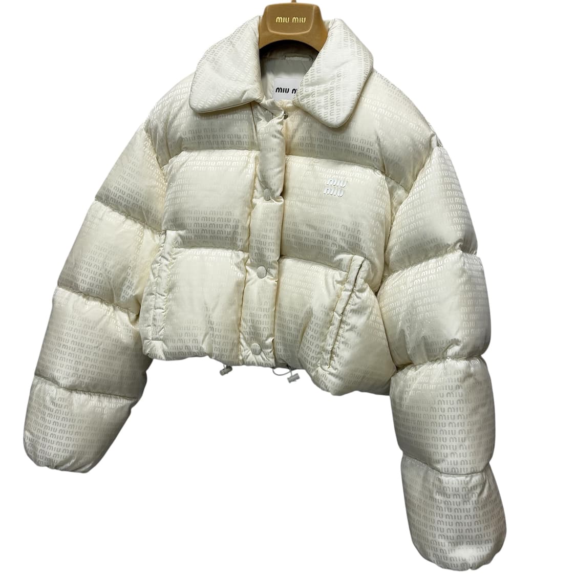 미우미우 크롭 나일론 다운 패딩 자켓 ( 55~66 ) 상품이미지3