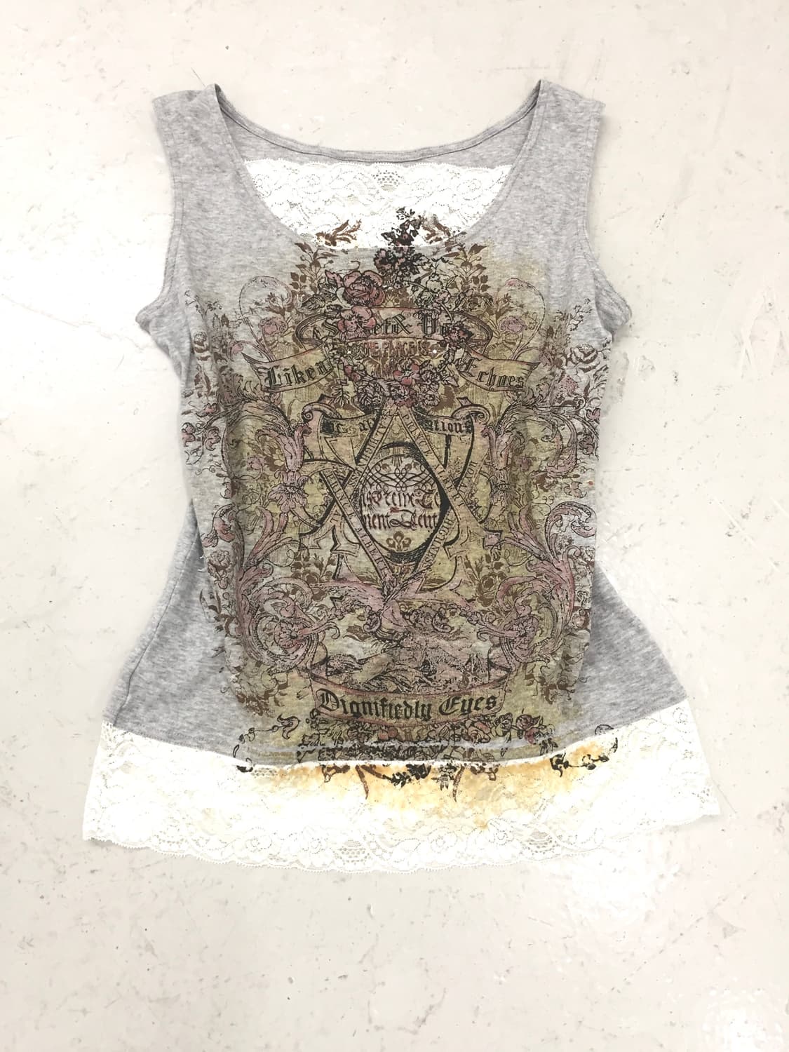 Pinterest mood lace detail sleeveless   상품이미지1