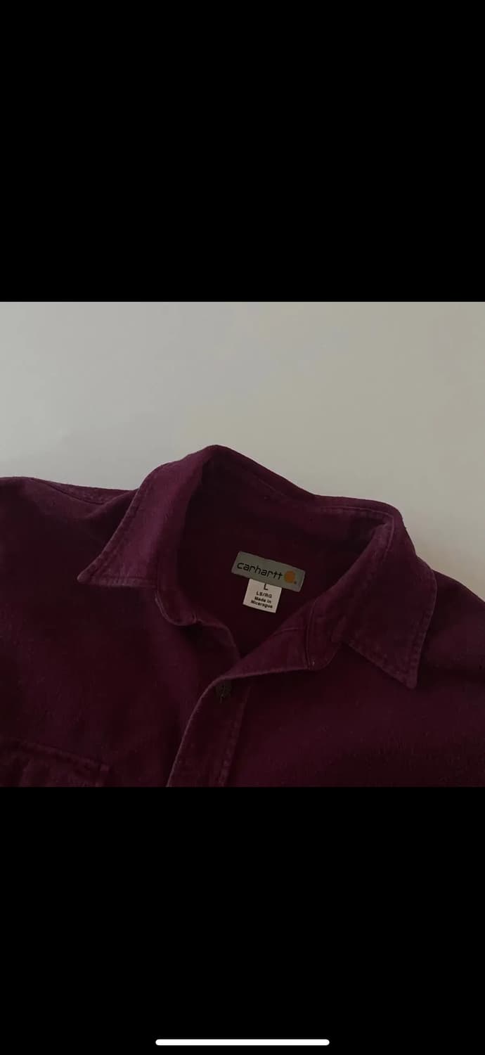 [L] Carhartt 칼하트 리메이크 해비 울 셔츠 남방 - N.93 상품이미지5