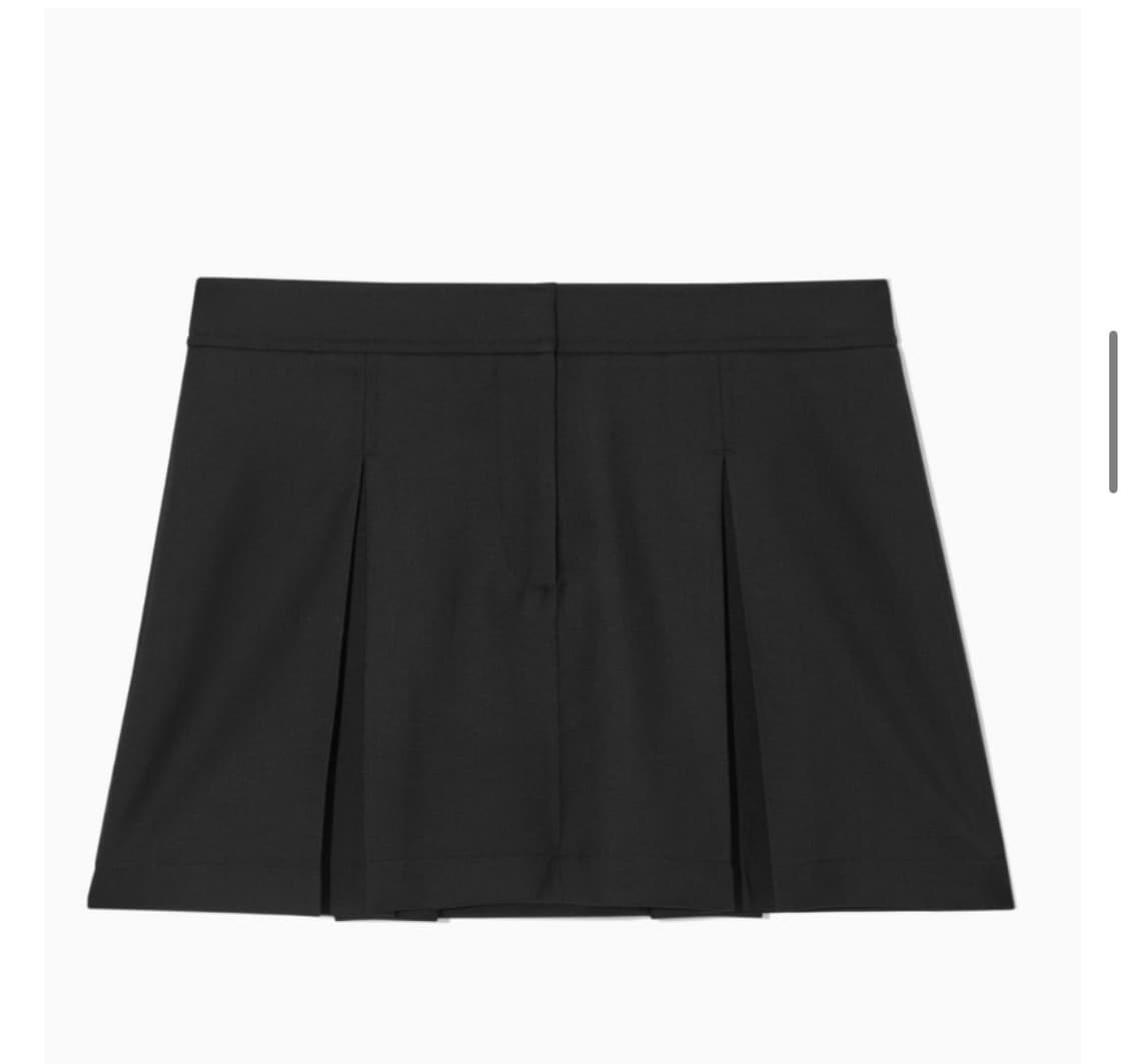 COS 로우라이즈 플리츠 미니 스커트 34 상품이미지1