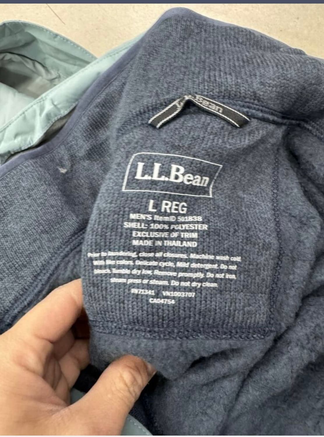 엘엘빈 자켓 블루 L 상품이미지5