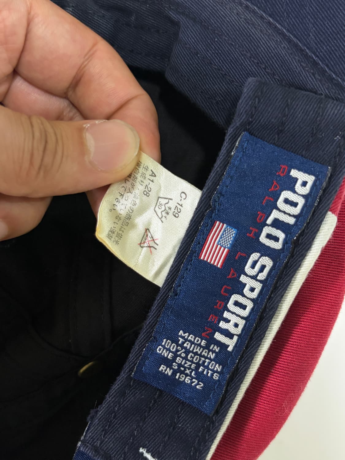 90s POLO SPORT 폴로 스포츠 컬러 캡 상품이미지9