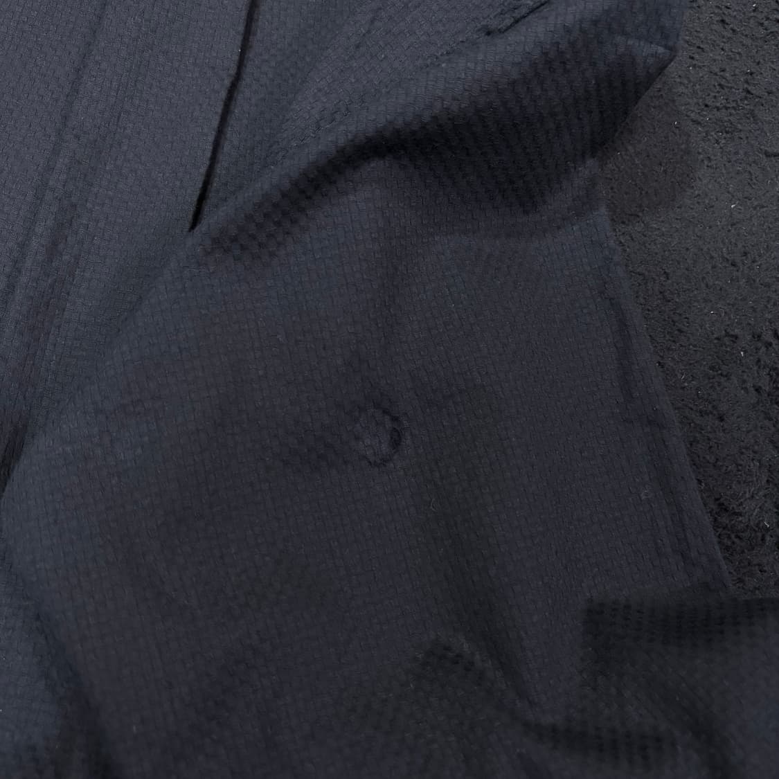 4 해칭룸 블랙 비대칭 더블 셔츠 자카드 상품이미지7