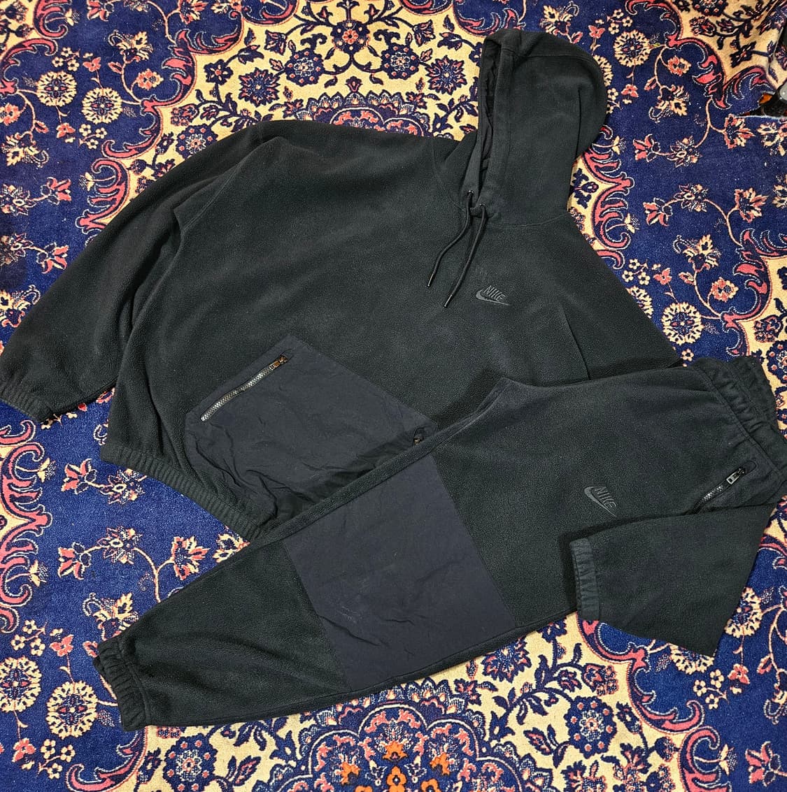 나이키 (Nike) 플리스 트레이닝 세트 셋업 L size 상품이미지1