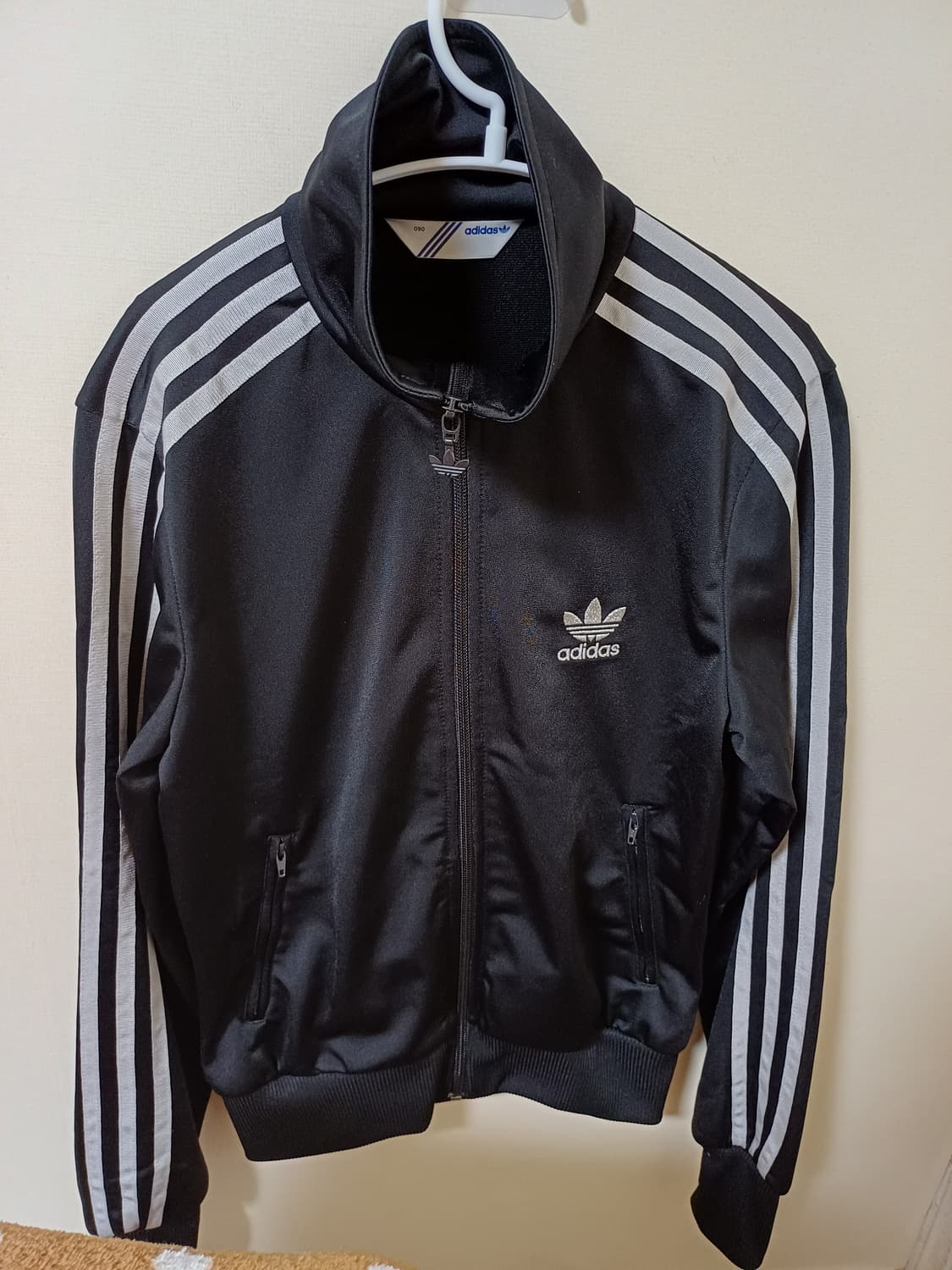 아디다스 블랙 삼선 트랙탑 져지 상품이미지1