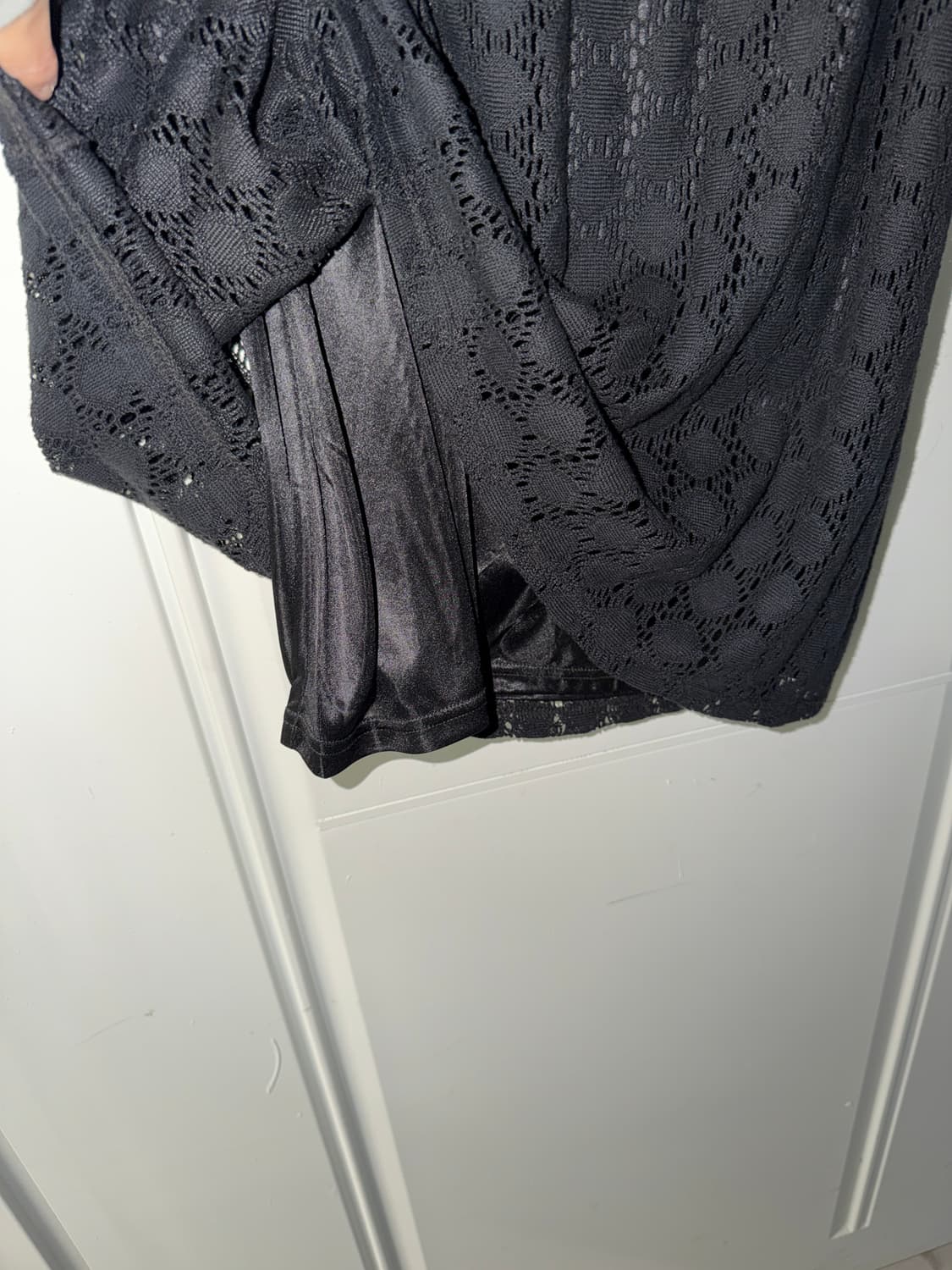 일본빈티지 레이스 레이어드 미니원피스 상품이미지4