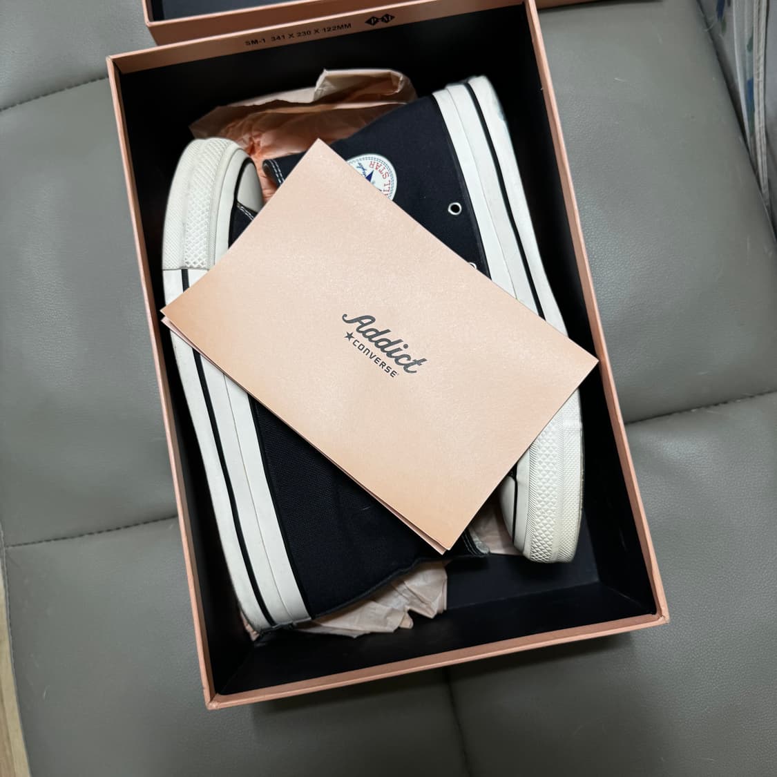 컨버스 재팬 어딕트 1CL572 스모키 블랙 9.5 (280) 타임라인 상품이미지3