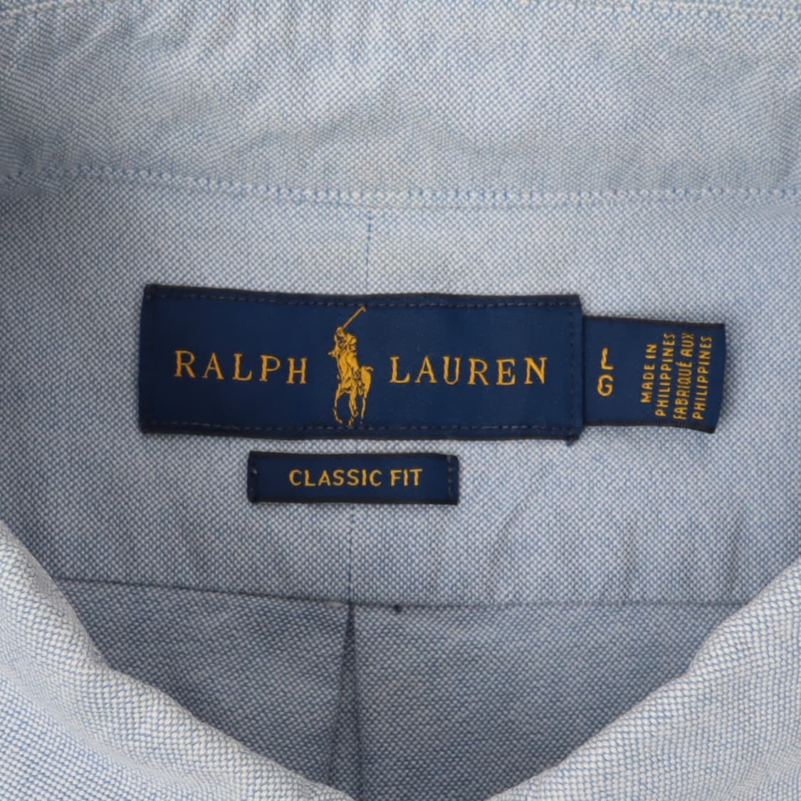 폴로 랄프로렌 옥스포드 라이트 블루 클래식핏 셔츠 상품이미지8