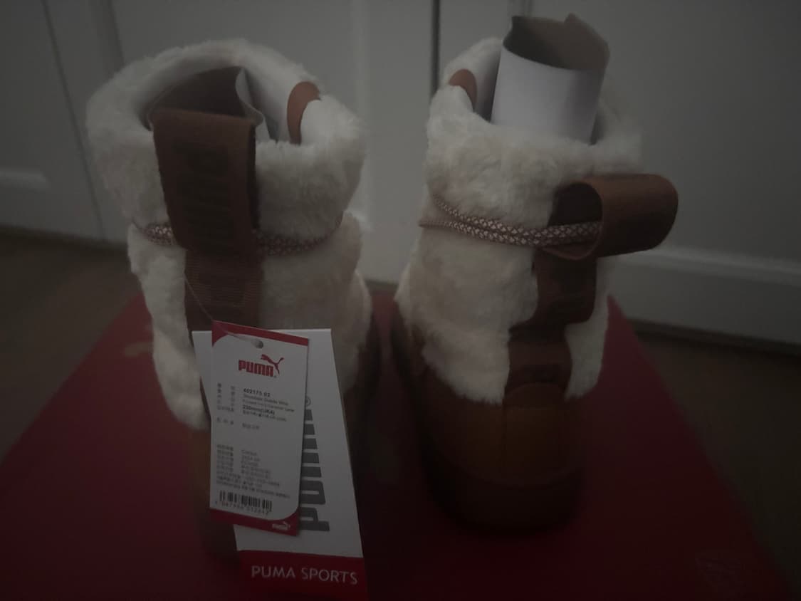 새것 푸마 시어링 부츠 털부츠 가죽부츠 방한부츠 230(235 추천) 상품이미지4