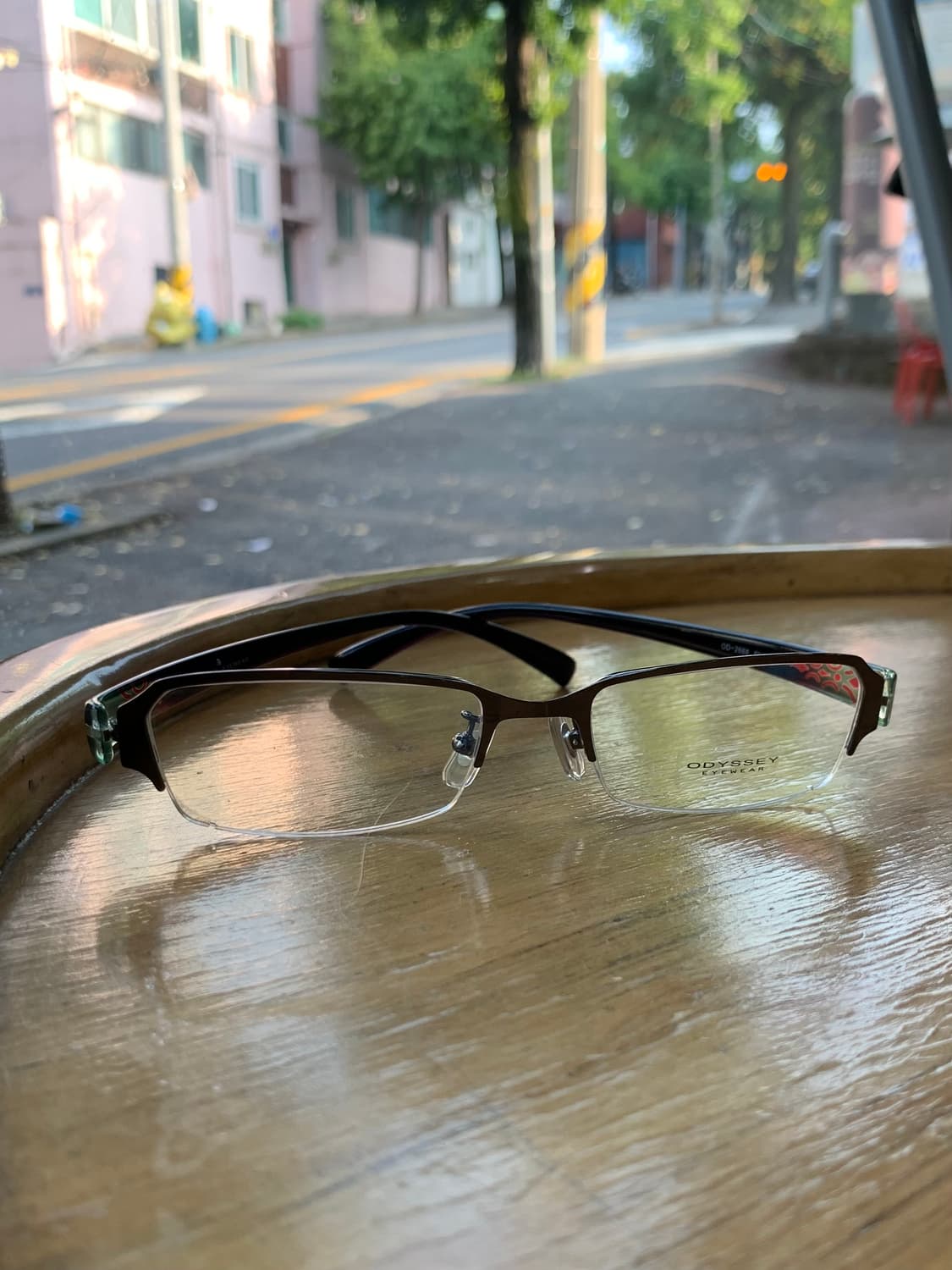 [픽키-522] ODYSSEY EYEWEAR 반무테 프레임 안경 안경테 상품이미지3