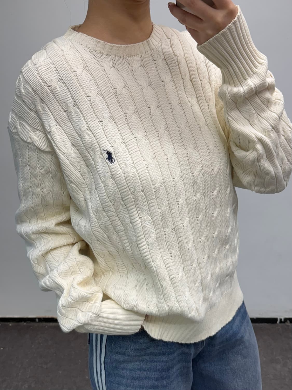 [M] 폴로골프 케이블 니트 상품이미지3