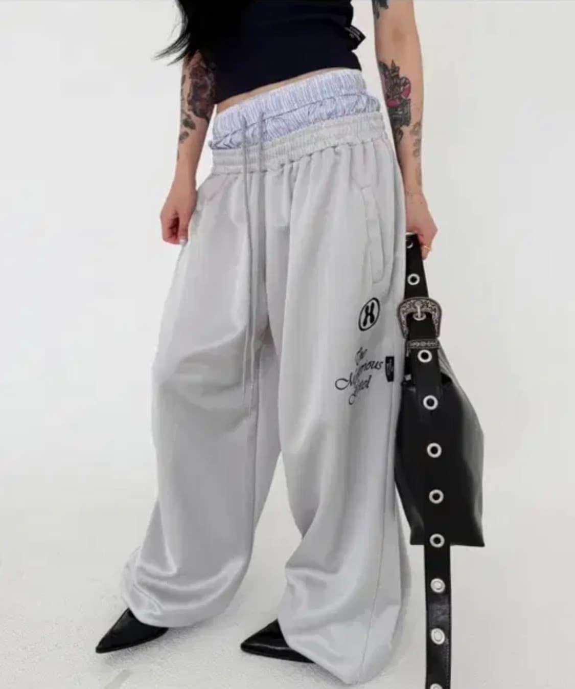 미스테리어스 호텔 레이어드팬츠 layerd jersey pants 상품이미지1