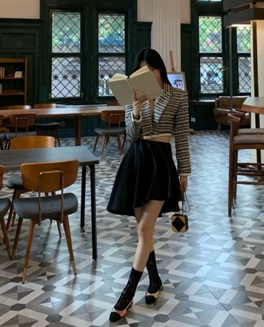서쿠키 프로뱅 스티치 스커트  상품이미지1