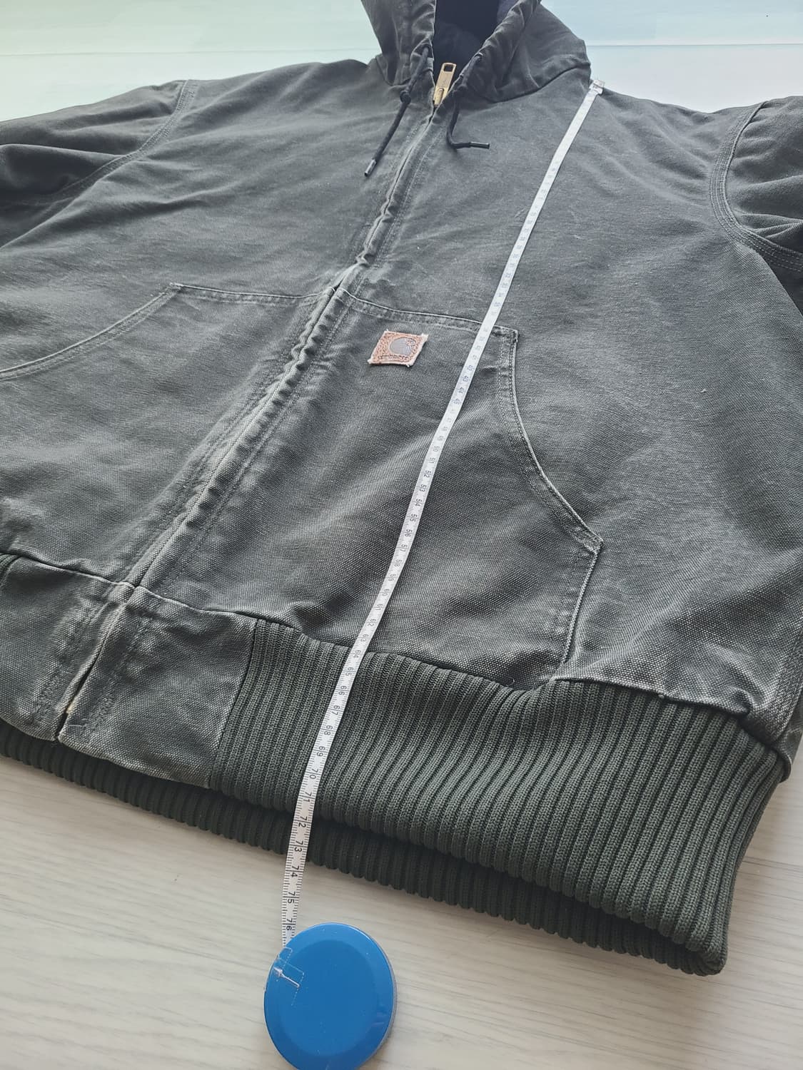 칼하트 j130 액티브 자켓 mos 모스그린 판매 상품이미지9