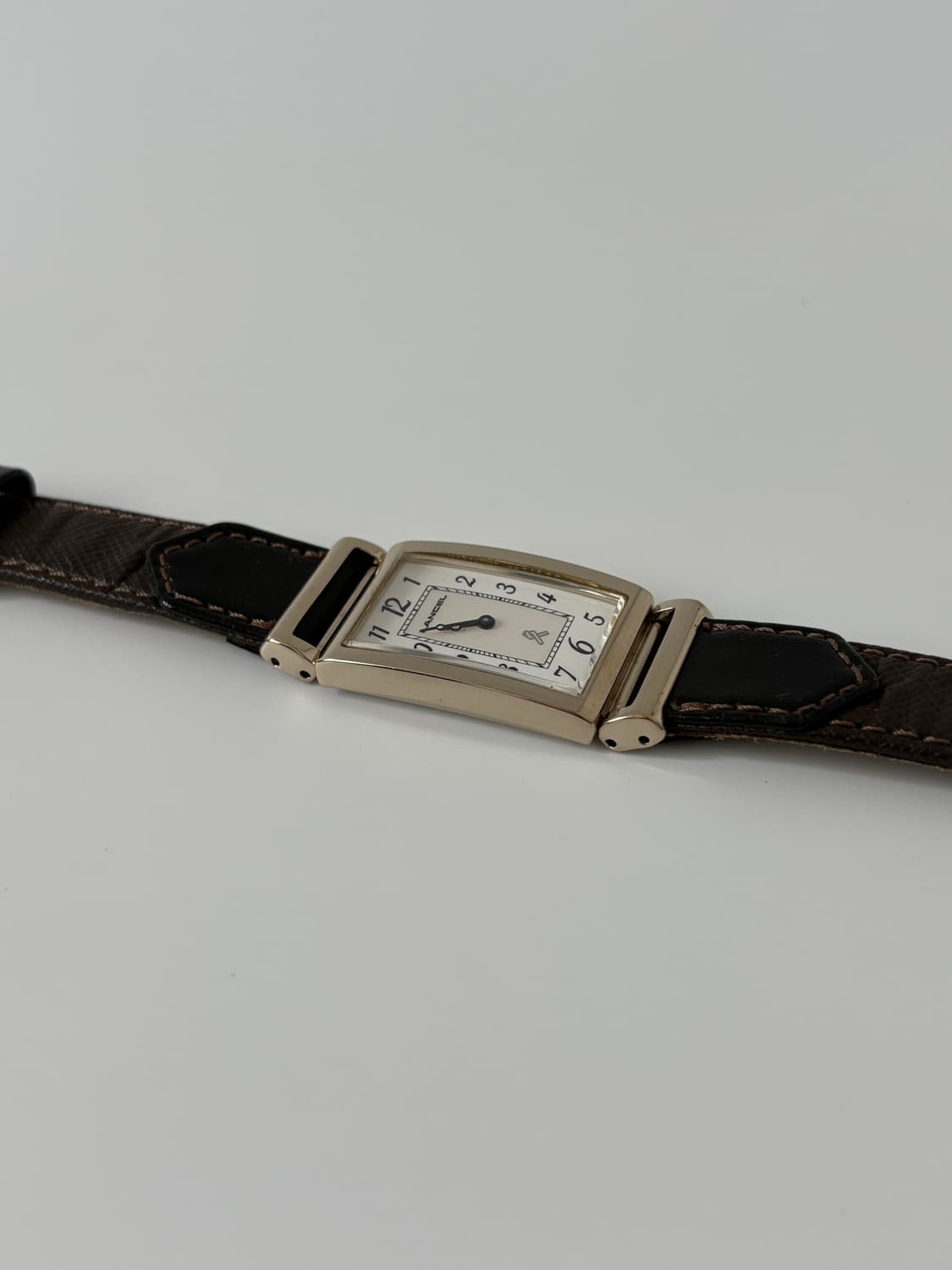80~90s arabic index gold square quartz 상품이미지7