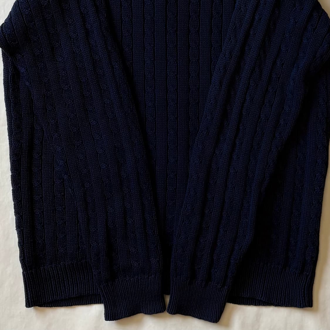 [M/44-55] 폴로 랄프로렌 네이비 꽈배기 니트 가디건 상품이미지10