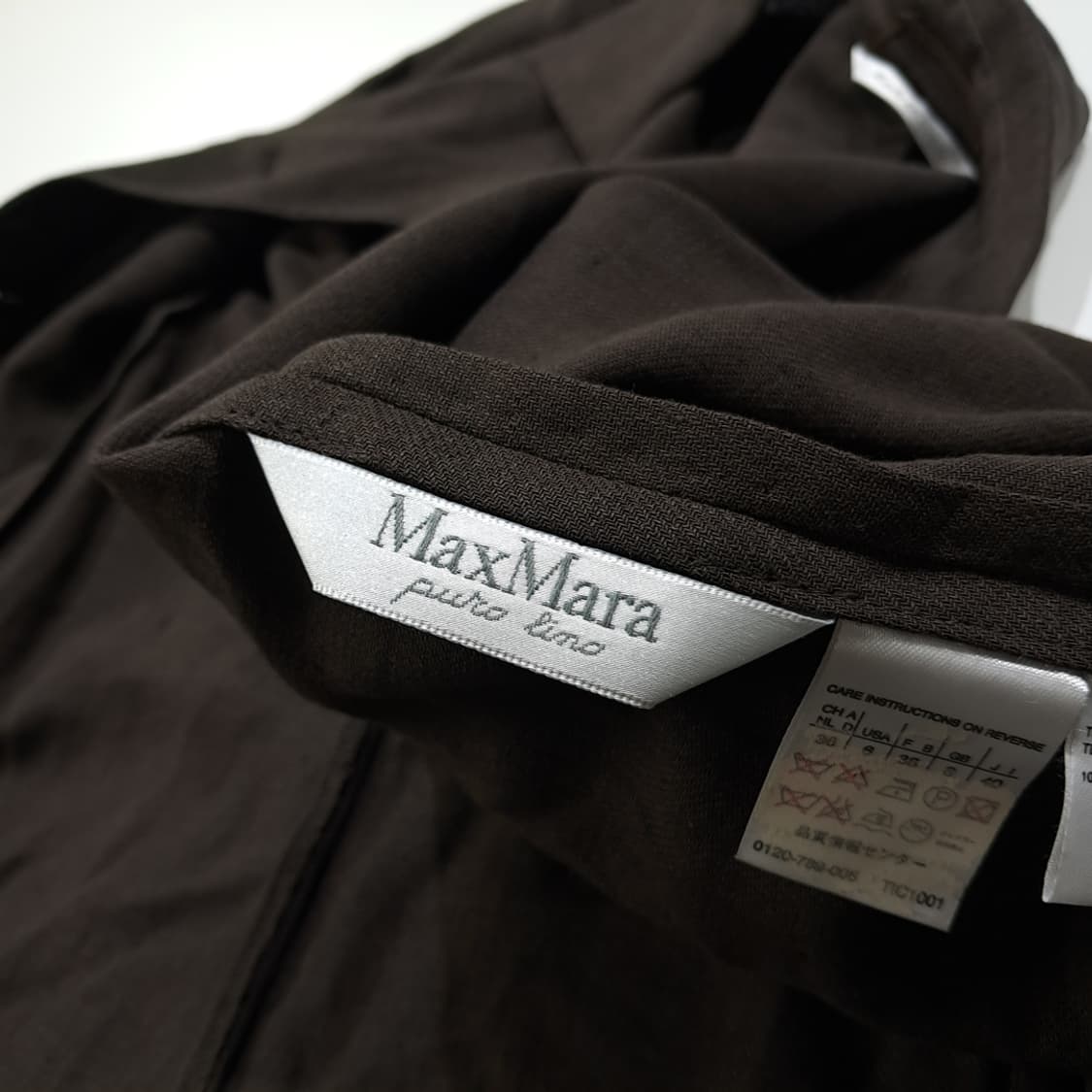 CL323 L 막스마라 90s 이태리판 린넨 셔츠자켓 상품이미지5