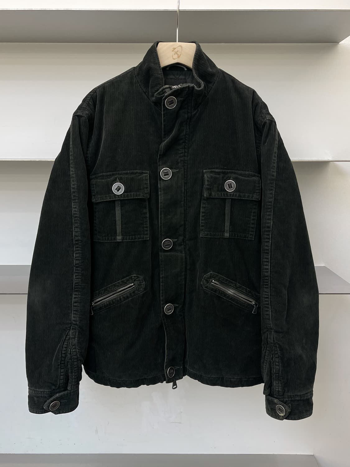 캘빈클라인 진  투포켓 아미 코듀로이 자켓 상품이미지1