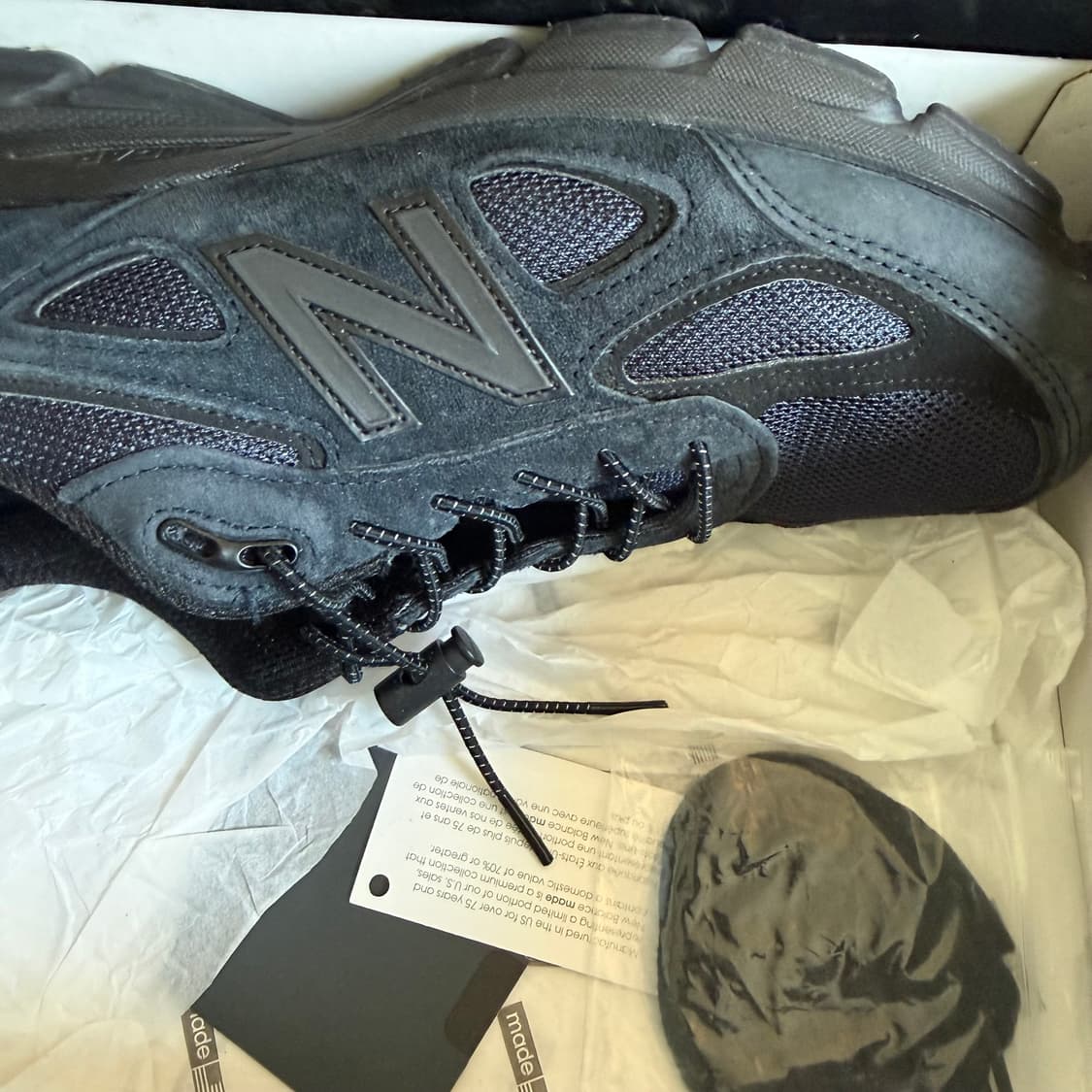 뉴발란스 자운드 990v4 네이비 상품이미지3