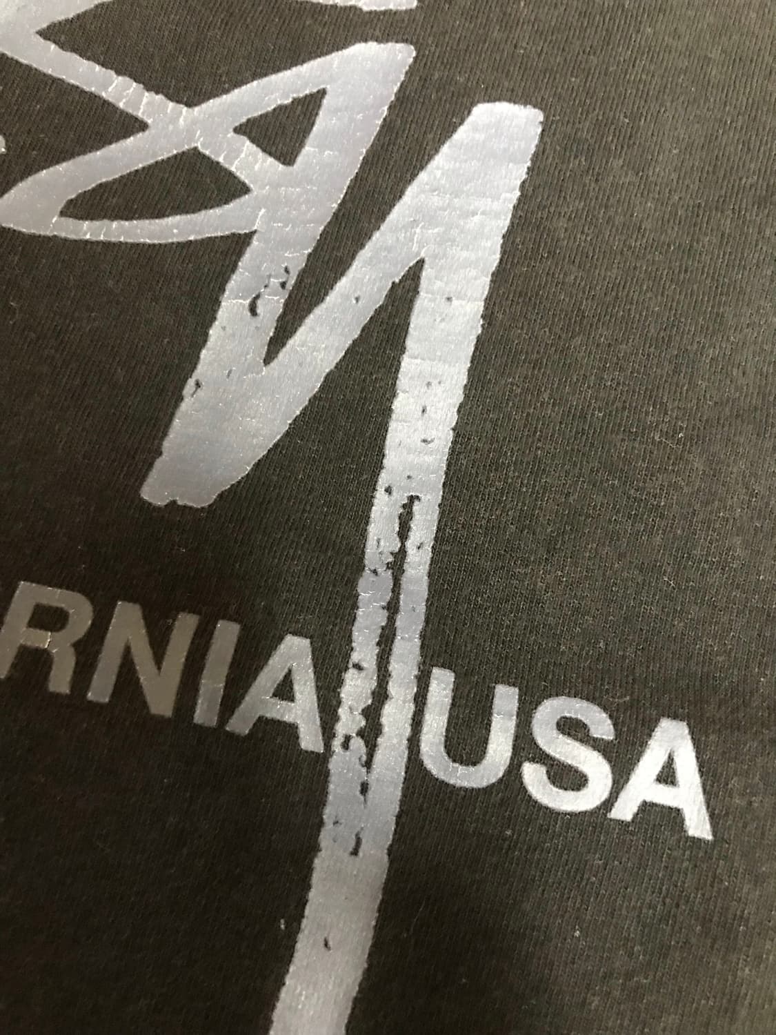 스투시 반팔 블랙 M 상품이미지4