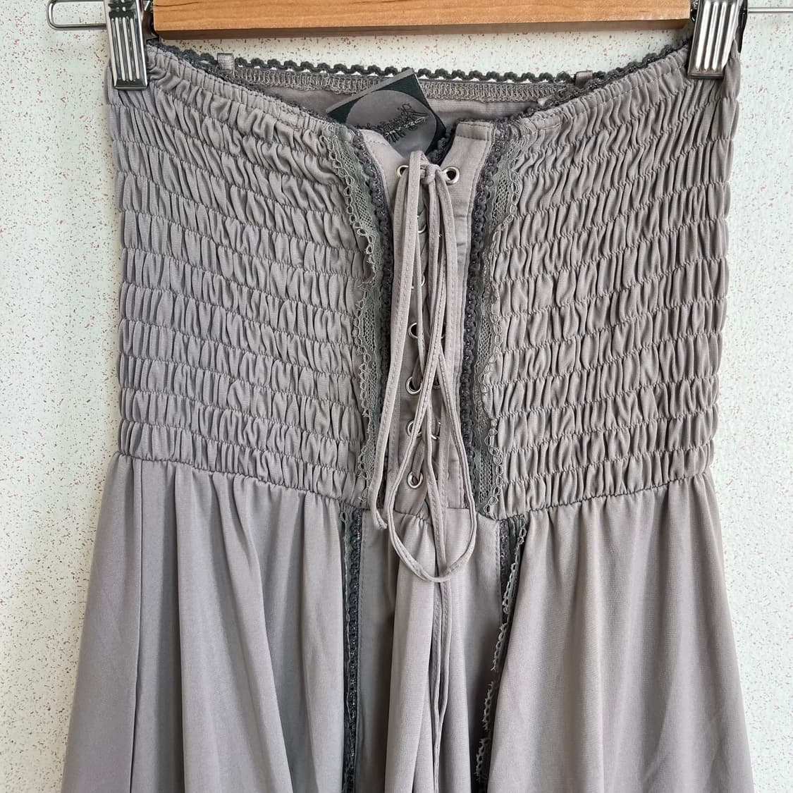 Jpn Vtg 튜브탑 아일렛 드레스 상품이미지5