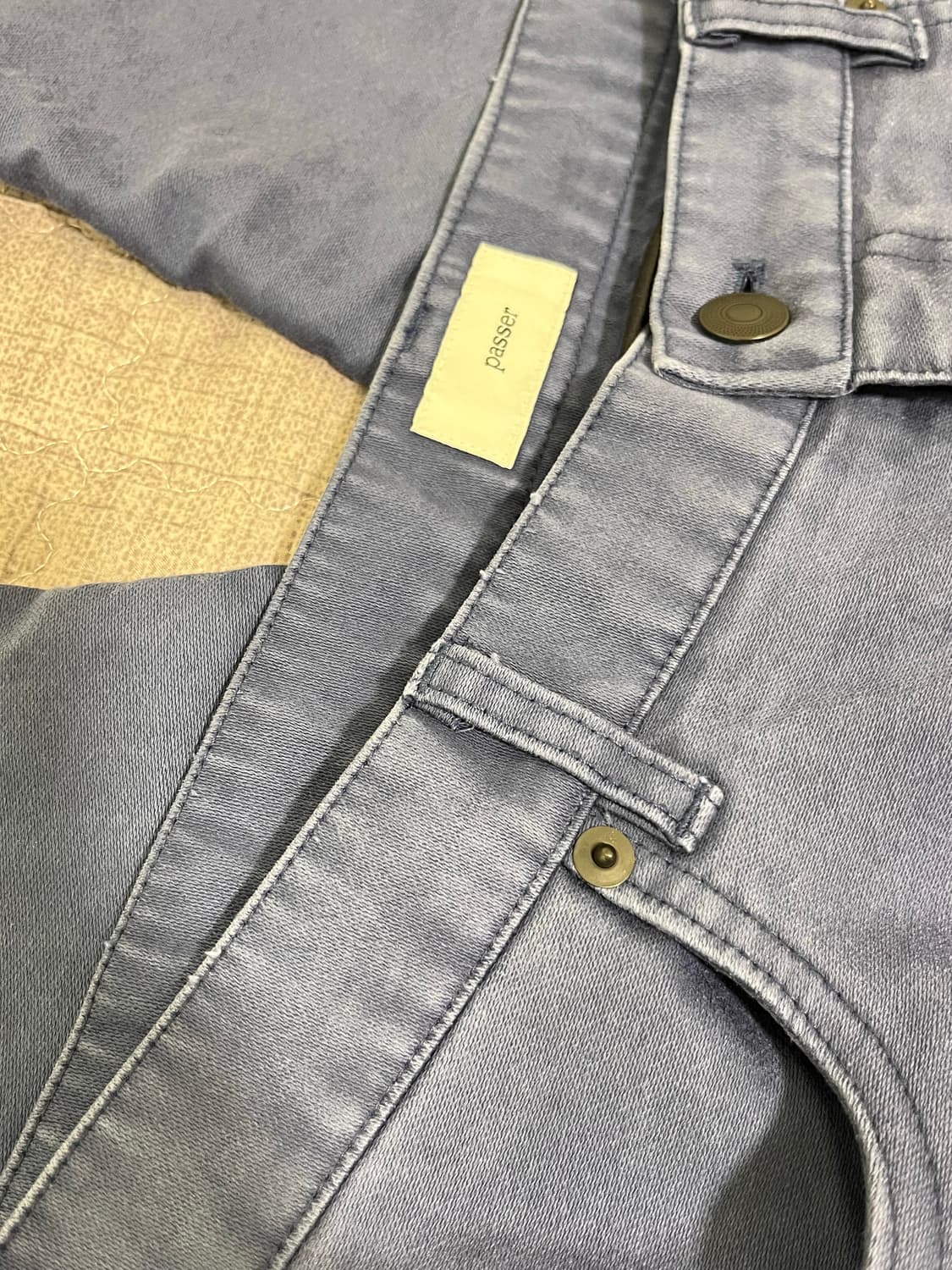 파세르 몰스킨 데님 팬츠 블루 L 판매합니다 상품이미지3