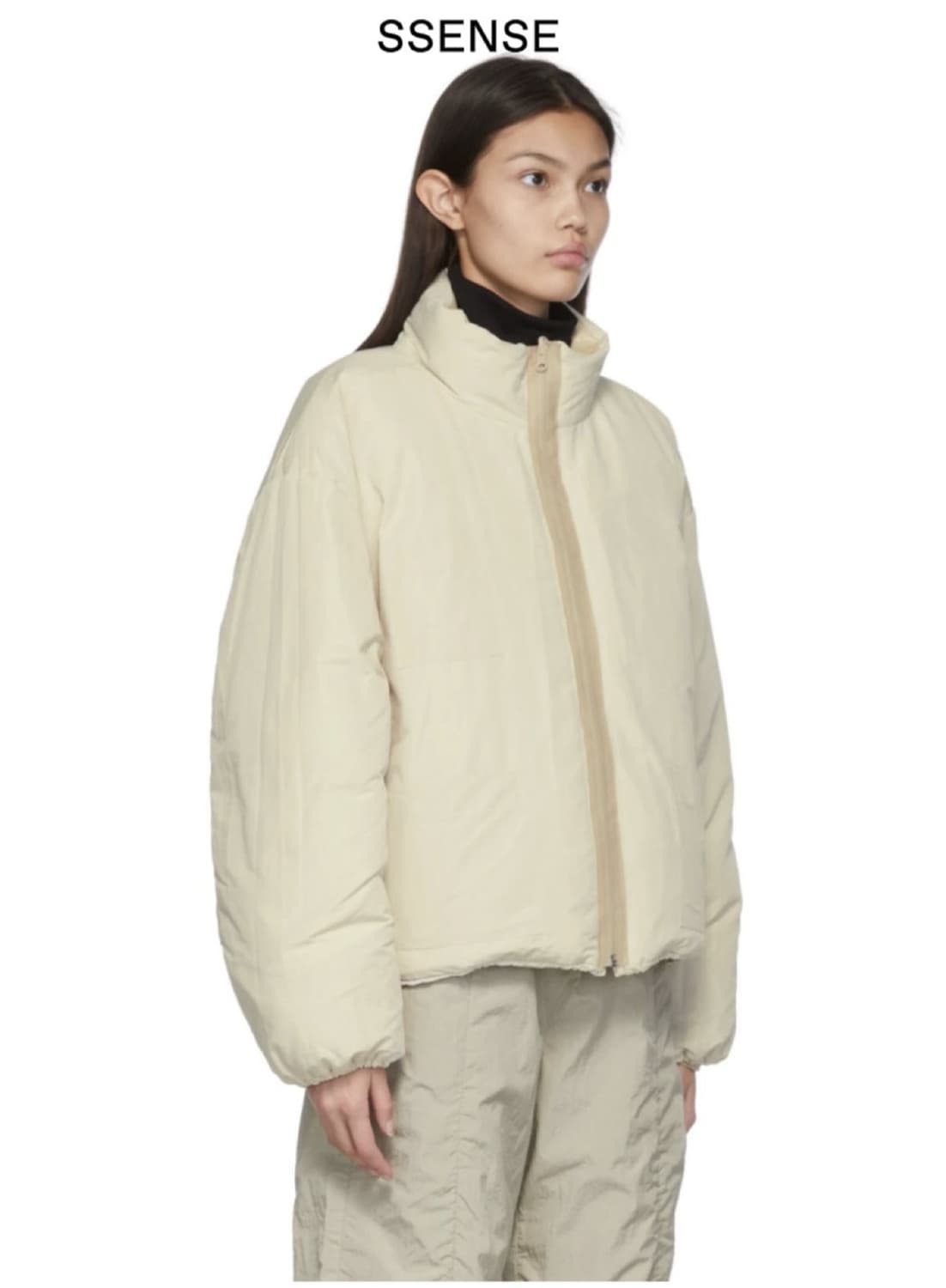 아모멘토 리버시블 레더 패딩 상품이미지2