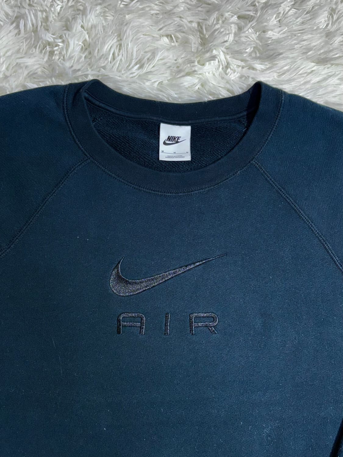 나이키 AIR 빅로고 블랙 맨투맨  상품이미지5