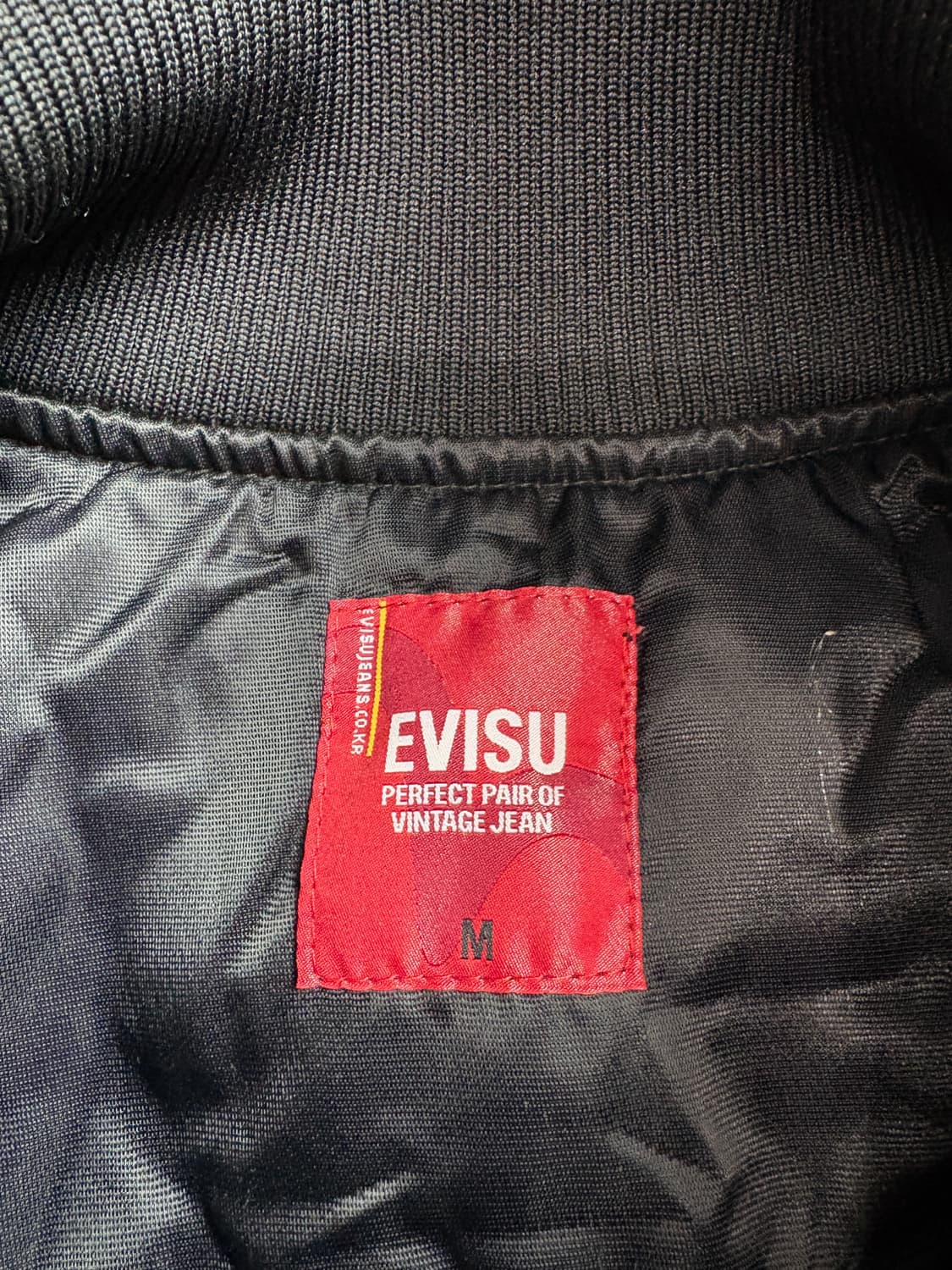 에비수 올드스쿨 빅로고 사틴 바시티 자켓 2279 상품이미지3