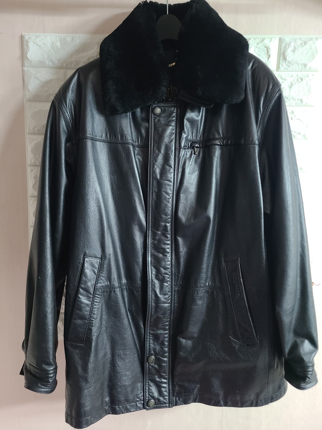 TACOMA 블랙 소가죽 자켓 XL 상품이미지1