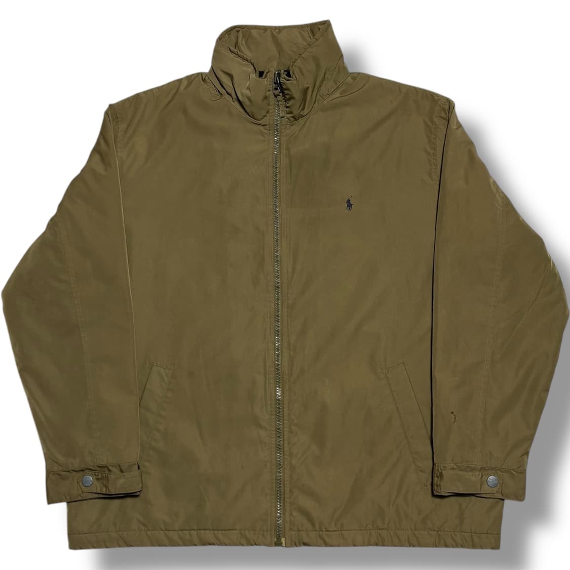 Polo Ralph Lauren 폴리쉘 카키 베이지 하이넥 해링턴 자켓 상품이미지1