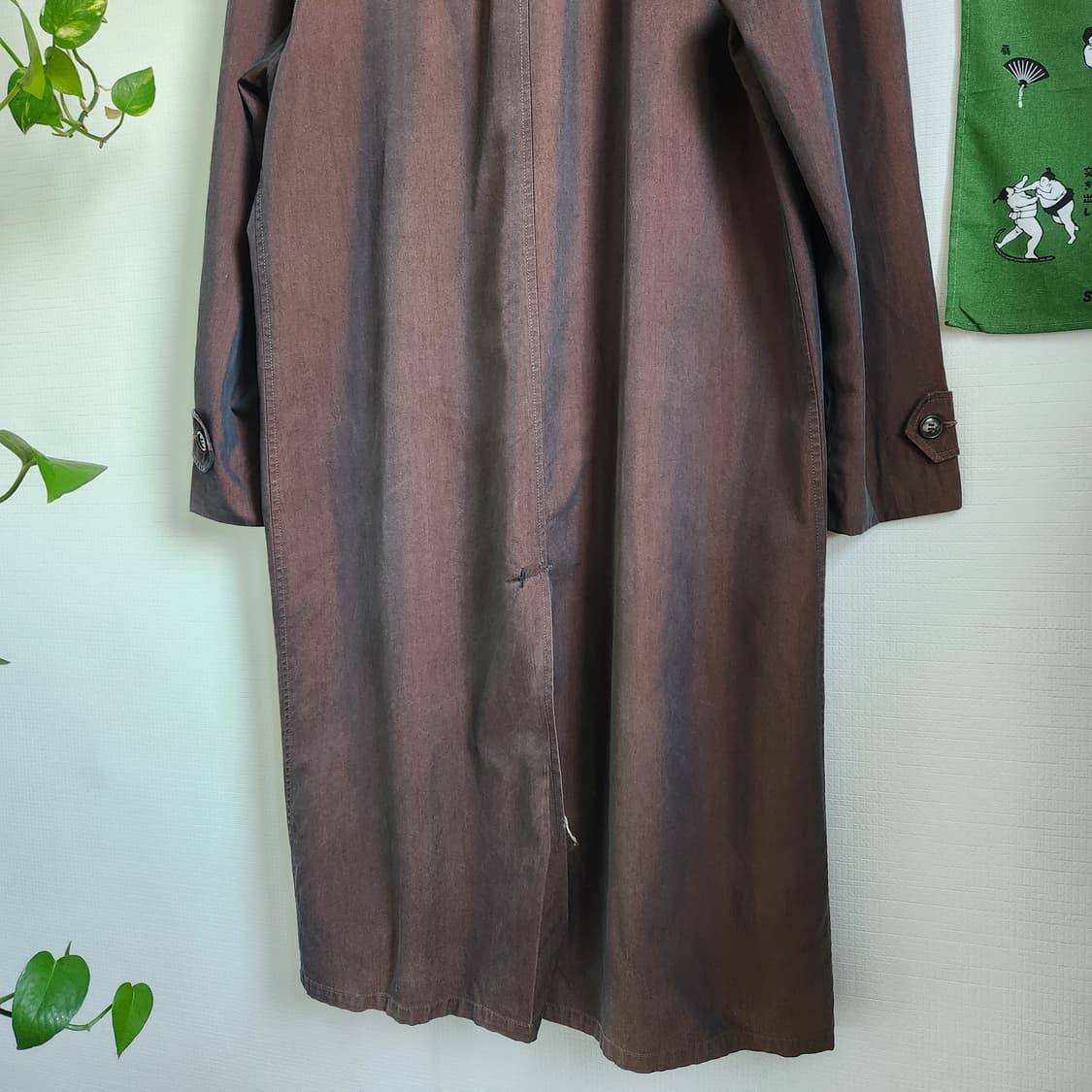 60's 솔라로 코튼 싱글 래글런 코트 상품이미지8