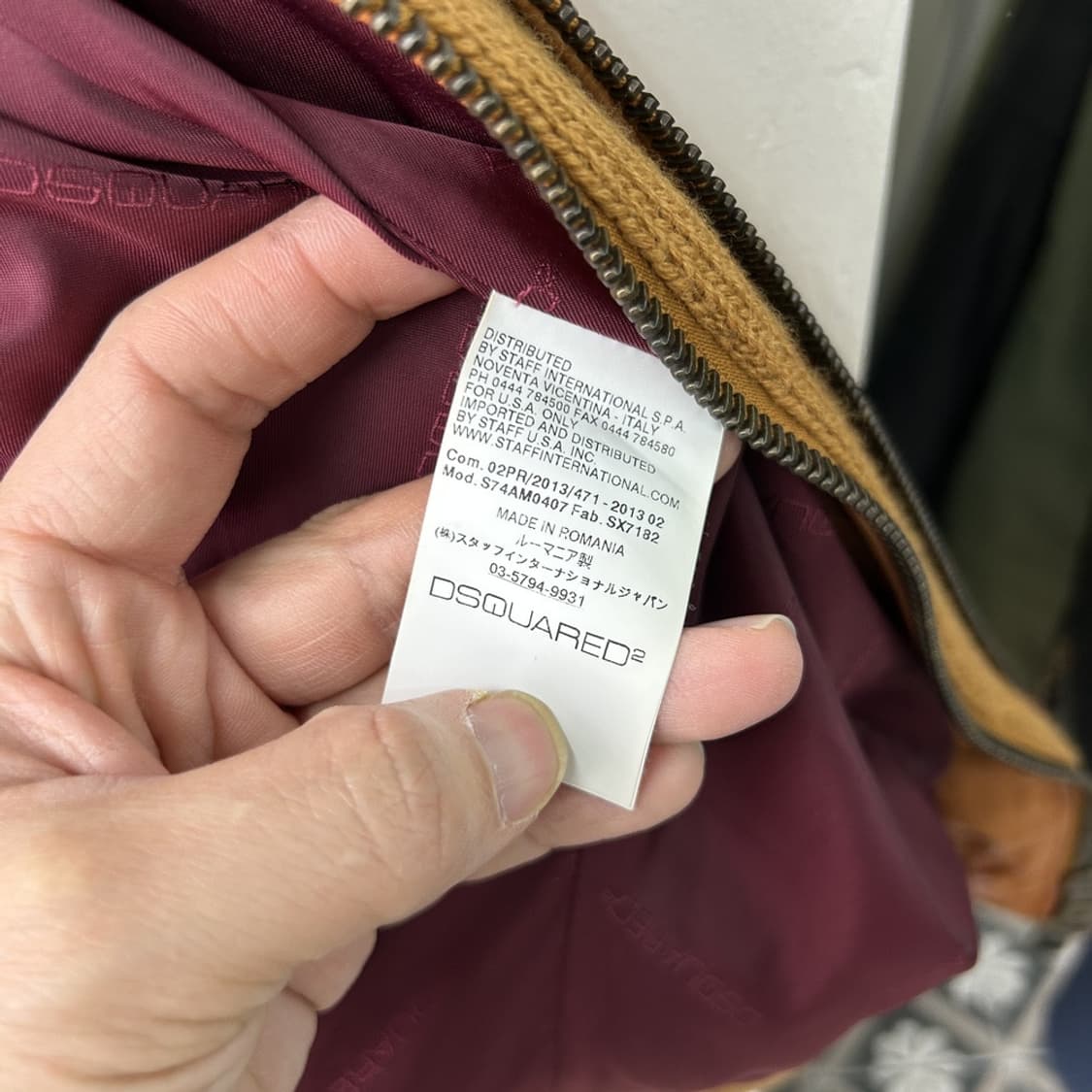 15907 - 디스퀘어드2 레더 자켓  상품이미지7