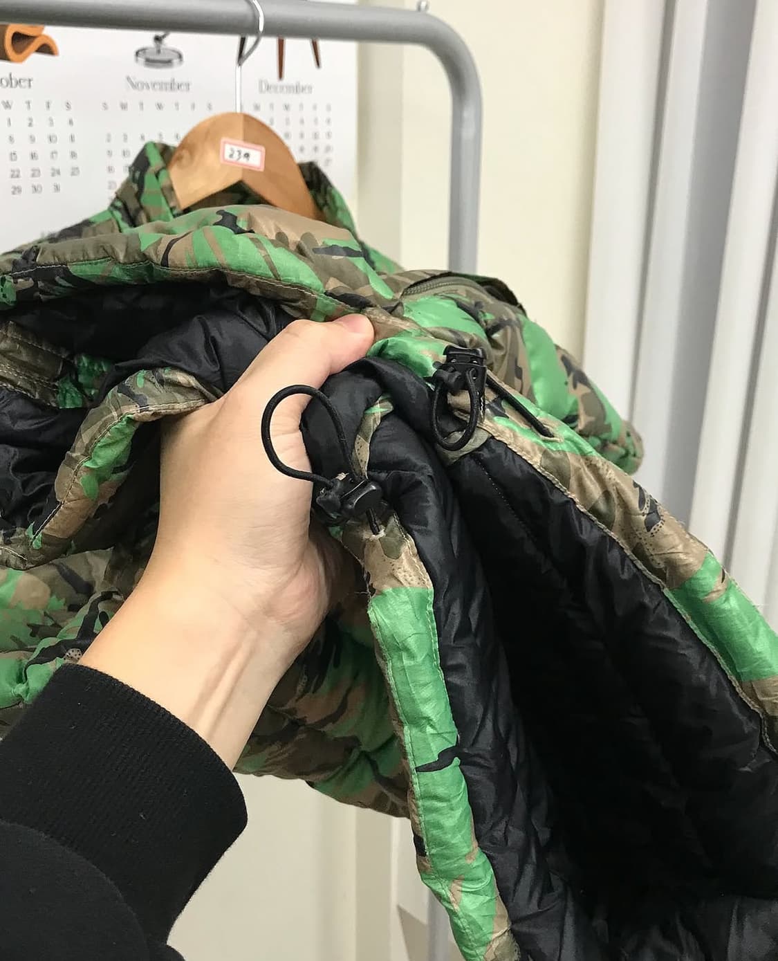 컬럼비아 구스다운 카모 패딩 조끼 베스트 상품이미지5