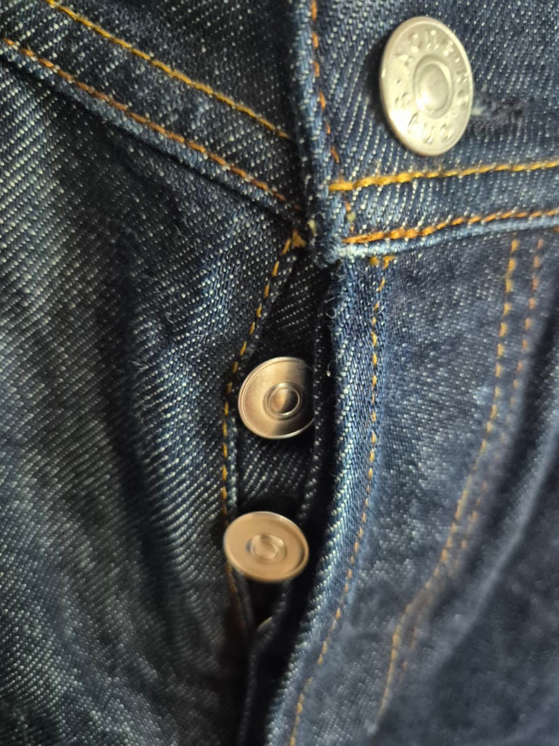 아크네 스튜디오 데님 버튼 플라이 진청 상품이미지5