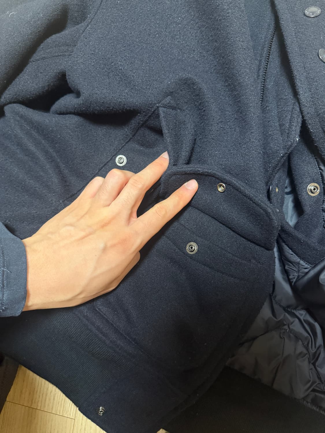 xxl) 109,000원 유니클로 엔지니어드 가먼츠  블루종 네이비  상품이미지6