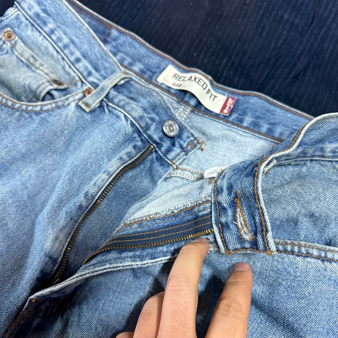 00’s 리바이스 550 릴렉스핏 데님 팬츠 34 상품이미지2