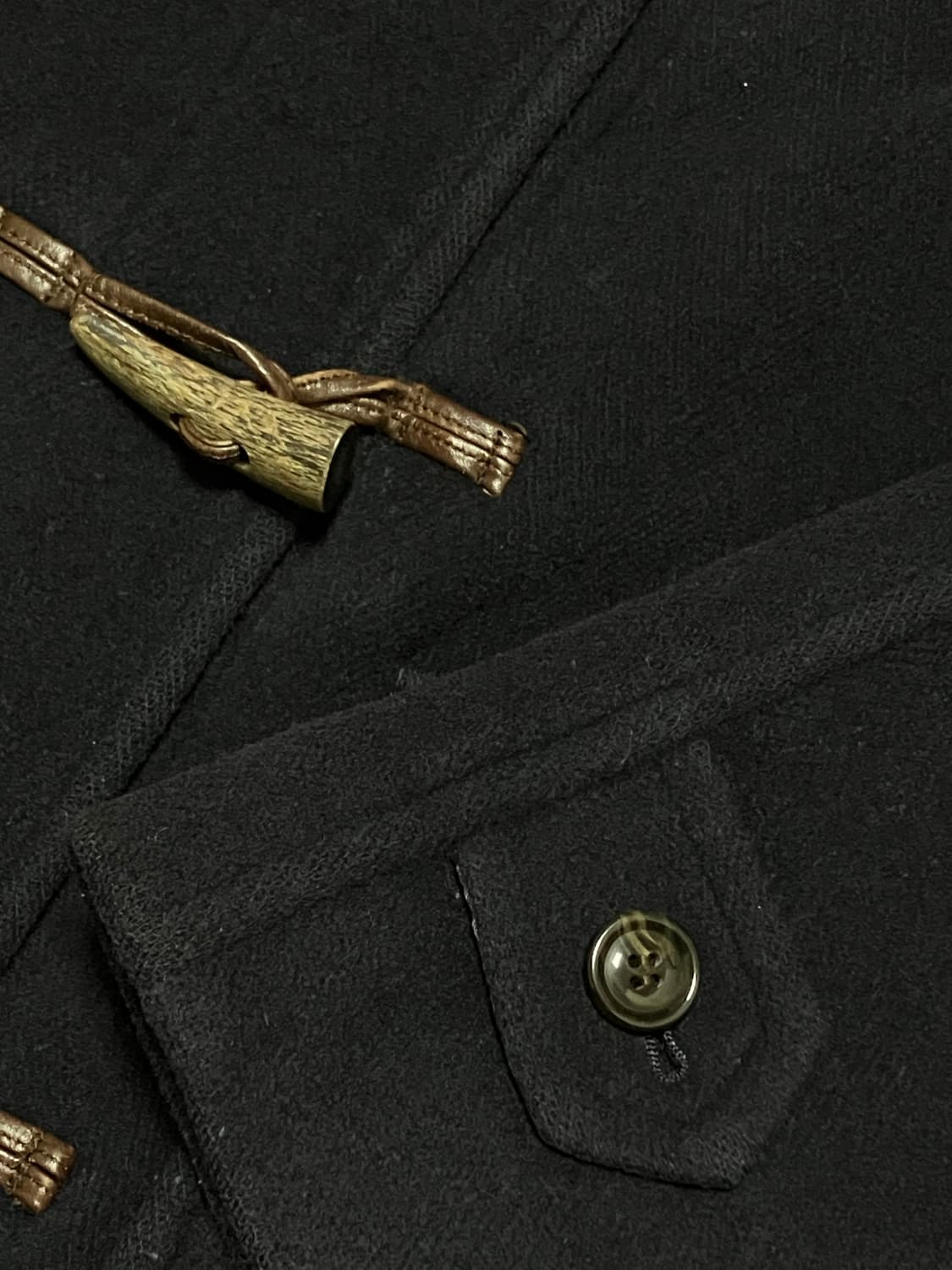 New Yorker 후드 더플 울 코트 상품이미지4