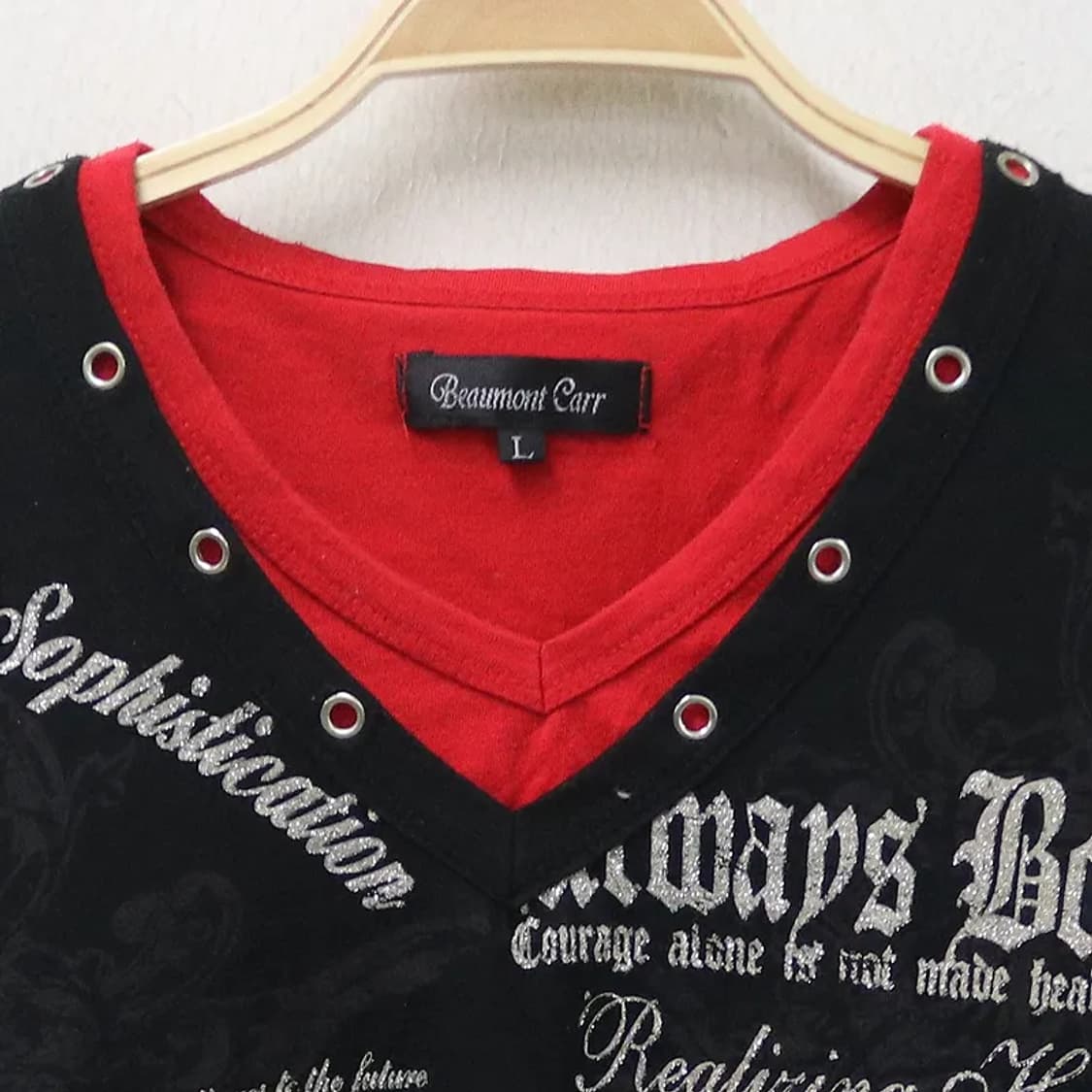 BEAUMONT CARR 레이어드 긴팔 티셔츠 67106 상품이미지3