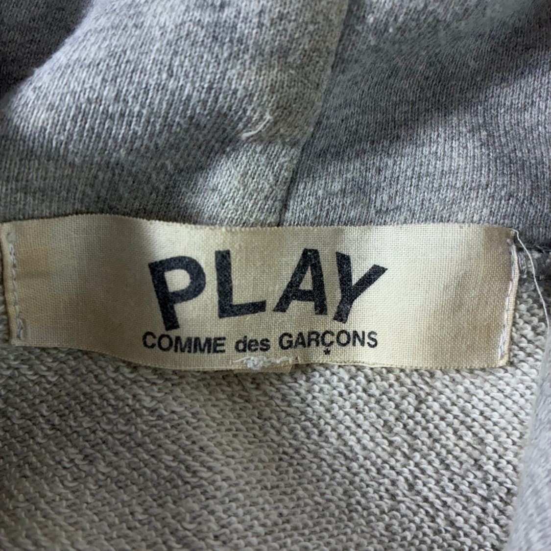 Comme des Garçons  꼼데가르송 하트와펜 그레이 후드티 상품이미지5