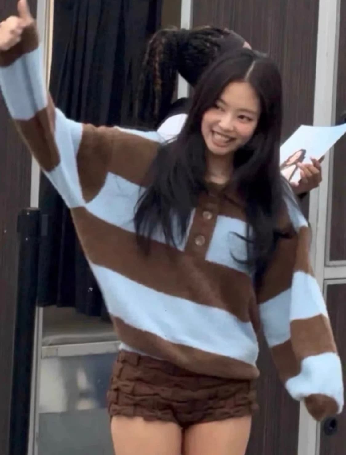 라티젠 럭비 볼드 니트 브라운 상품이미지1