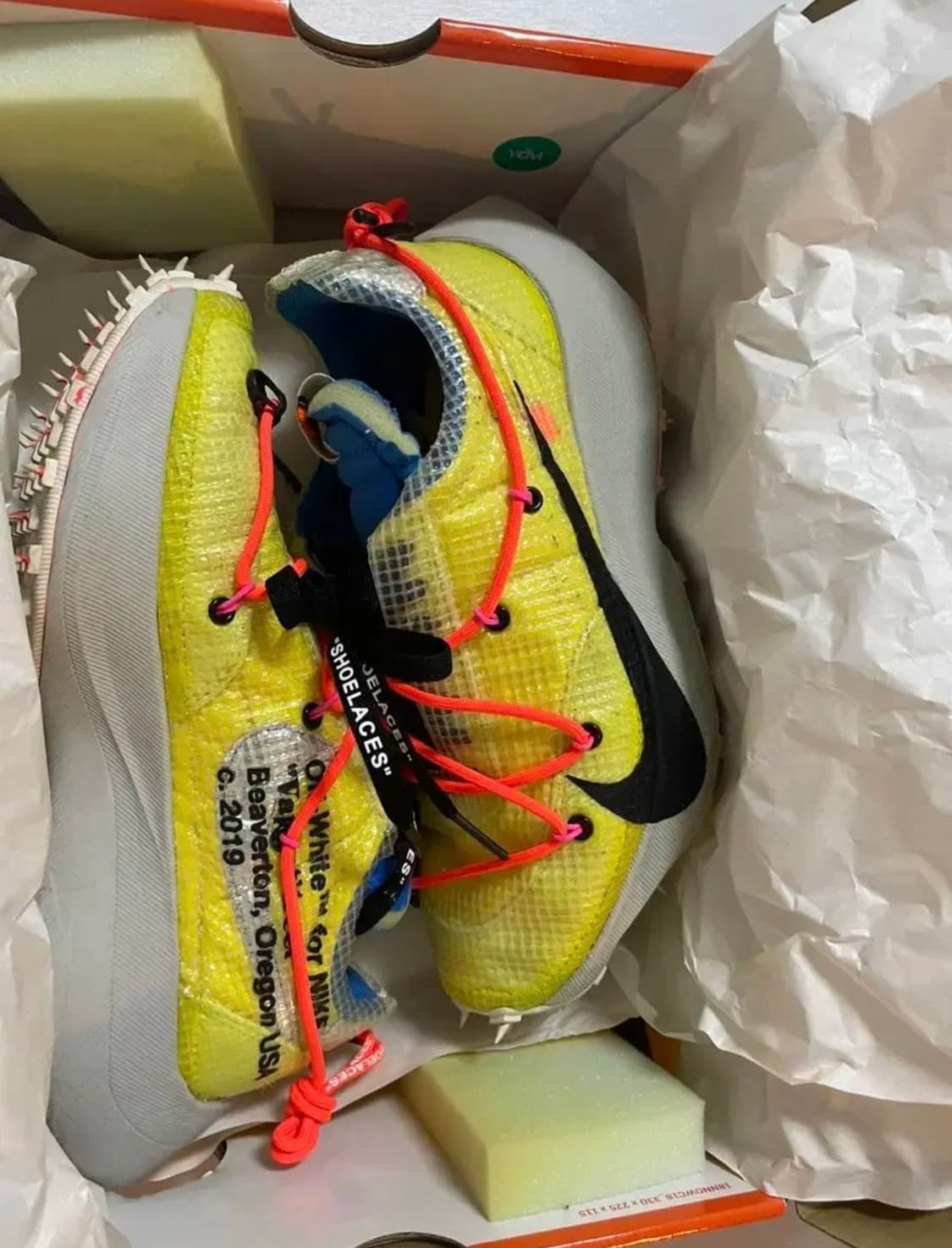 나이키 오프화이트 베이프 스트릿 옐로우 상품이미지1