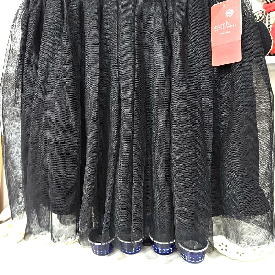 블랙 튤 스커트 상품이미지3