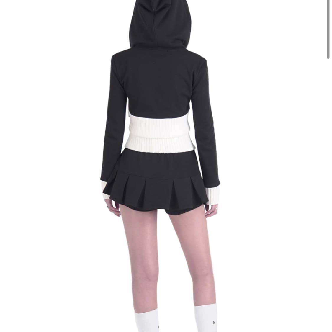 포어링 플리츠 미니스커트 상품이미지4