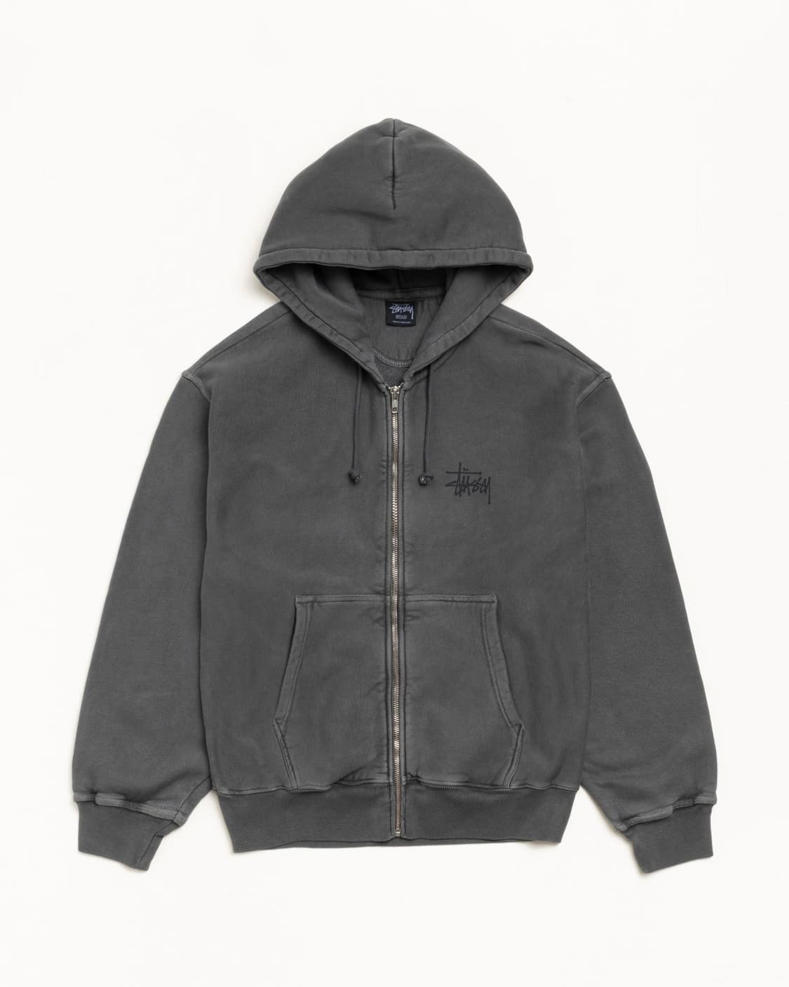 스투시 Stüssy BASIC ZIP HOODIE PIGMENT DYED 상품이미지1