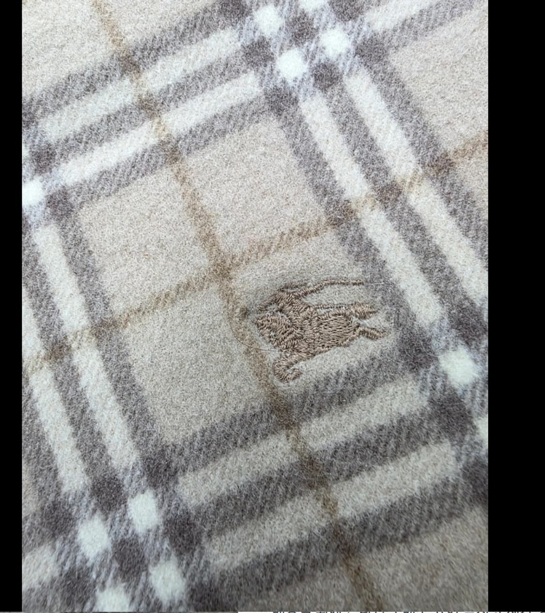 버버리 클래식 체크 양모 머플러 상품이미지6