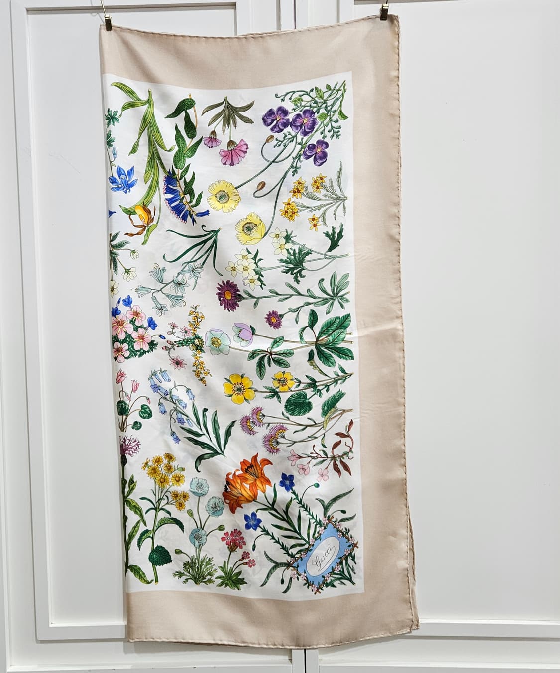 (구찌) 플로라빈티지 실크 스카프 상품이미지3