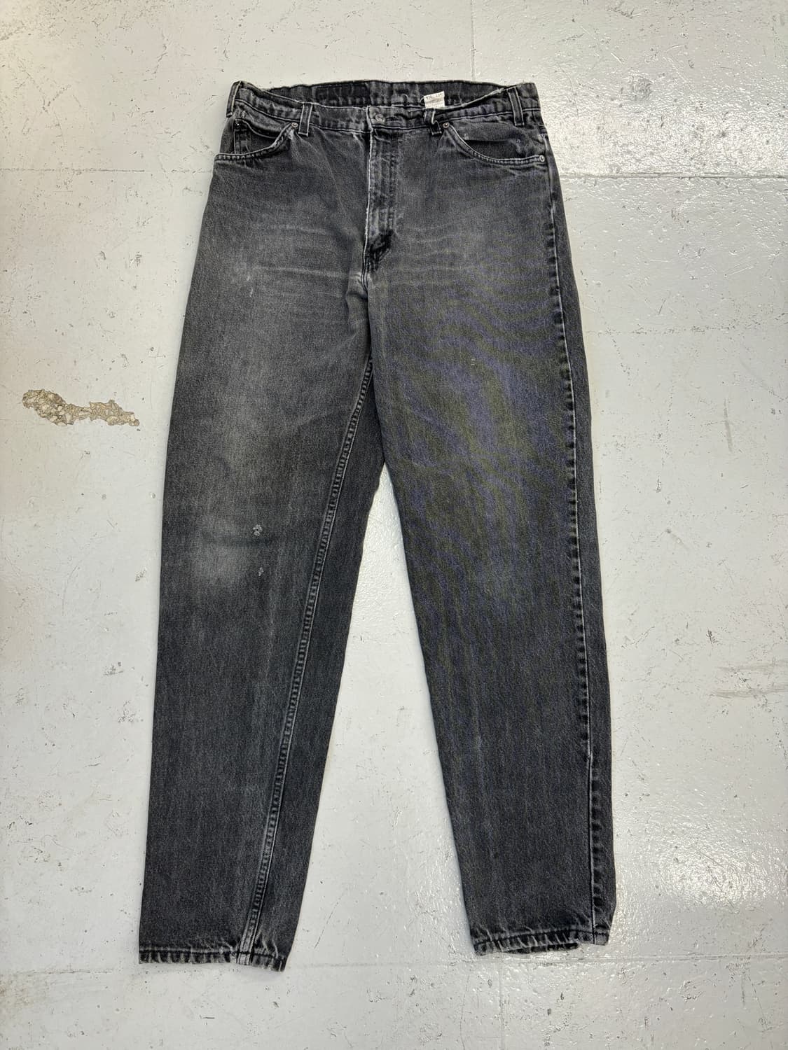 MADE IN USA 🇺🇸  90's 리바이스 550 오렌지탭 흑청 상품이미지5